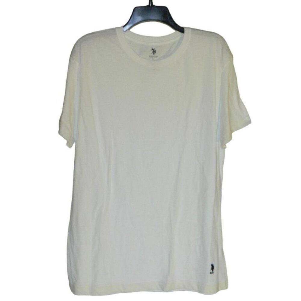 US Polo Assn WhiteT-Shirt Casual Workout Size Large